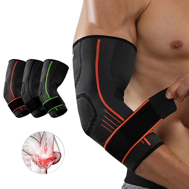 Manchon de compression bras avec modèle masculin qui accroche la bande de serrage - cocoonease